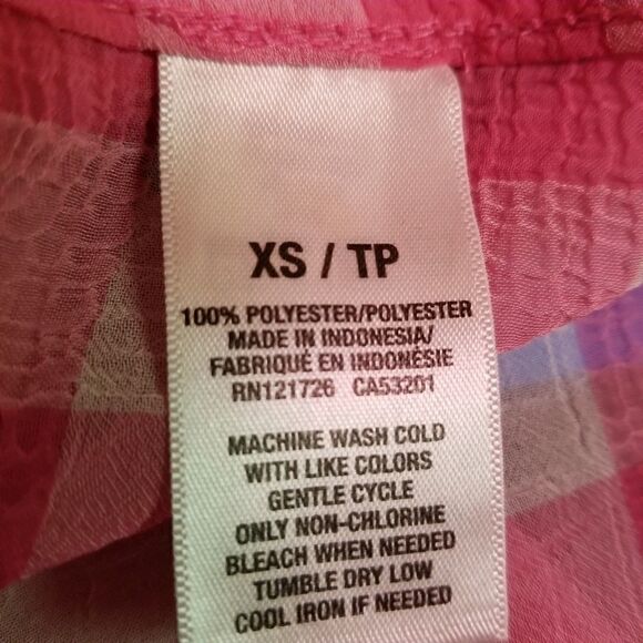 Aeropostale Button up Blouse Size XP - Picture 6 of 7